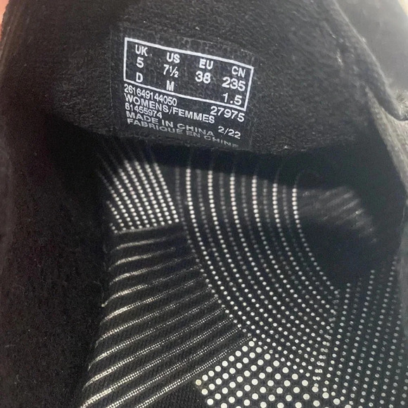 Clarks Cloudsteppers Canvas Slip-on Mules Breeze Shore Black Floral Size 7.5 - Picture 6 of 7